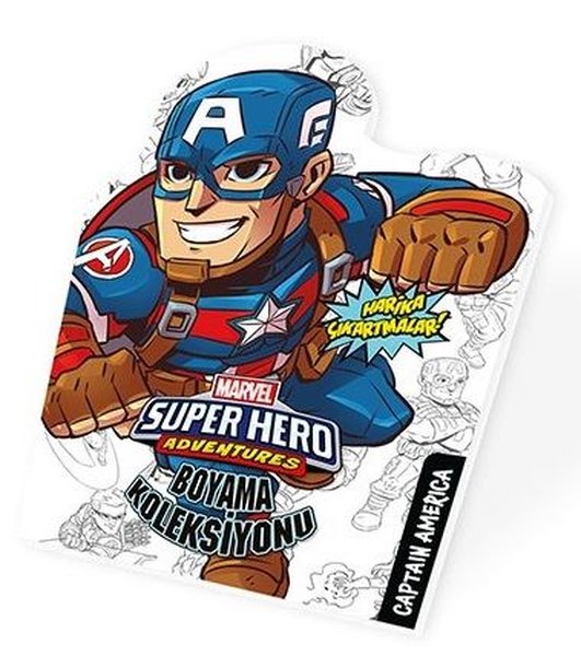 Captain Amerika - Marvel Süper Kahramanlar Boyama Koleksiyonu