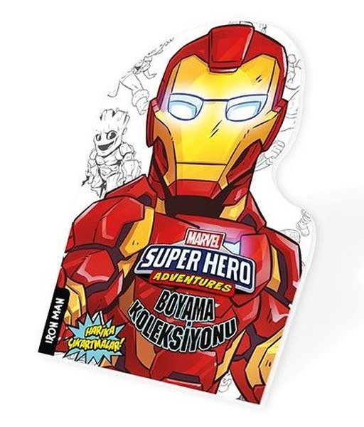 Iron Man - Marvel Süper Kahramanlar Boyama Koleksiyonu